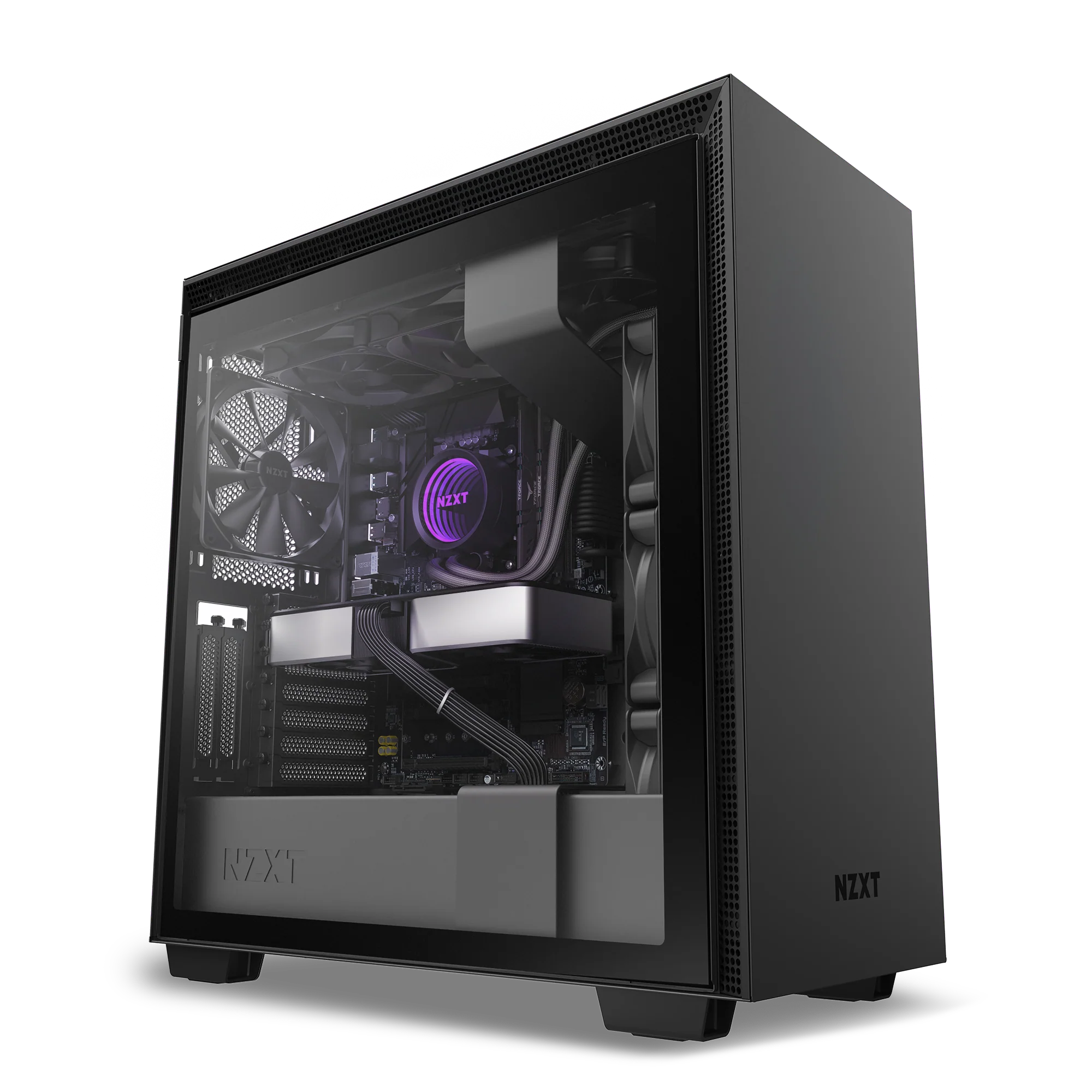 NZXT H710 Series Left Side Panel Tempered Glass (Black)