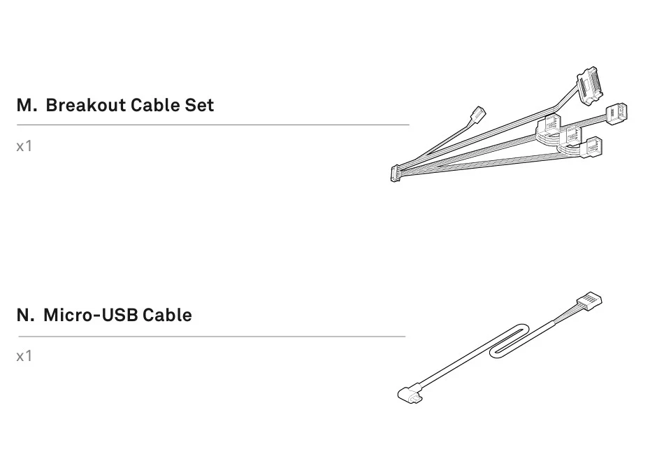 NZXT Kraken X Accessory Box + Cable Bag - Image 3